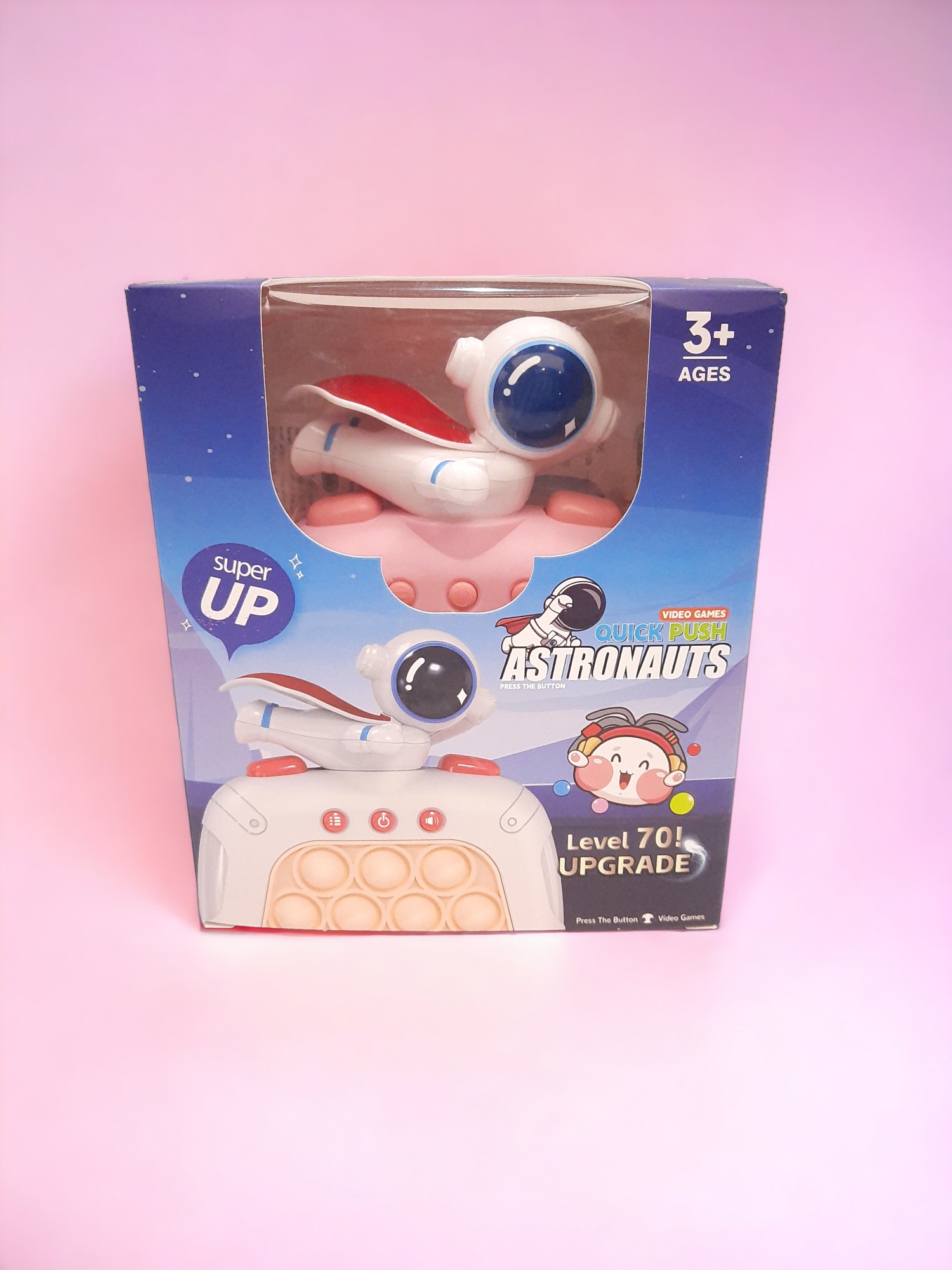 Elektronik Popit Pembe Astronot Modeli - Görsel 7