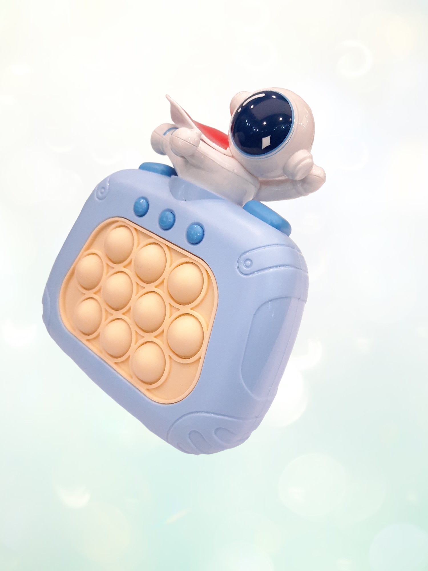 Elektronik Popit Mavi Astronot Modeli - Görsel 3